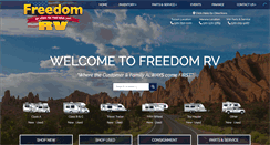 Desktop Screenshot of freedomrvaz.com