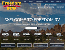 Tablet Screenshot of freedomrvaz.com